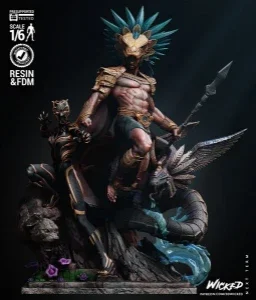 Wicked - Black Panther and Namor Diorama 3d stl