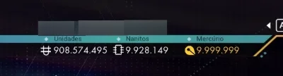 NO MAN'S SKY - UNIDADES/NANITOS/MERCÚRIO MÁXIMO