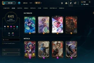 Conta Lol Ex-Grao Mestre 445 Skinss, Vitoriosas Desde A S4