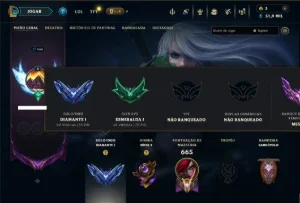 Diamante 1 com TODOS os Champs e 84 Skins ( 75 PDL )