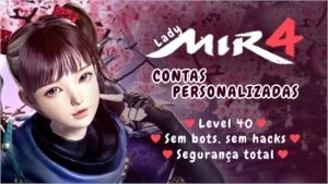 ✅ CONTA MIR4 PERSONALIZADA LVL 40 ✅ | SÓ LOGAR E JOGAR ❤️