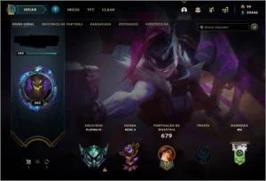 Conta Platina, Honra 4, 268 skins, incluindo ultimate.