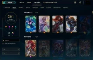 PLATINUM I ACCOUNT  261 SKINS