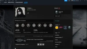 Conta Steam C/ Vários Jogos, 9 Anos de Serviços, Insígnia