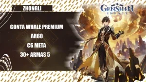Conta Genshin AR60 • C6 Meta • 30+ Armas 5★ • Servidor NA