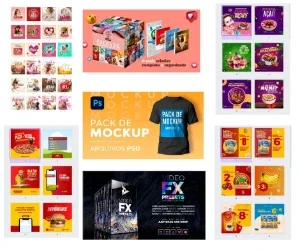 Mega Pack de Criativos para Redes Sociais e Anúncios Vol.01