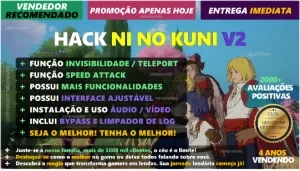 HACK NI NO KUNI V2 🚀 100% INDETECTÁVEL E RECOMENDADO