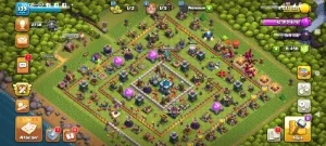 Vendo conta Clash off clans CV 13, com mais de 6.000 gemas