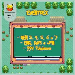 Event Dex Completa – 994 Pokémon de Evento (ENG | JAP | KOR)