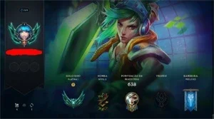 Conta de LOL Nvl 381 Platina 1 com MMR De diamante 2