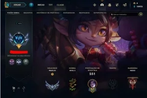Conta no lol