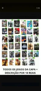 Pacote de jogos ex box 360