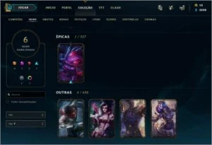 Conta Unraked - Platina s9 gold s8 nv 40
