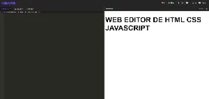 Script de Editor de HTML CSS JS