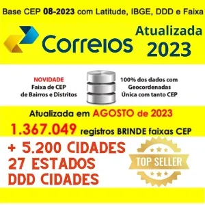 Base De Cep 2023 Master Completa Atualizada! [Bônus]