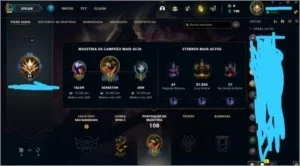 Conta LOL Platina season 11