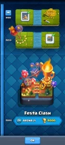Vendo conta clash royale arena festa clash 8383 pontos