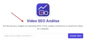 Ferramenta de Análise de Vídeo YouTube c/ IA