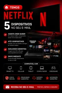 Netflix Conta Completa Plano Premium Full Hd 30 dias