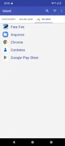 APK Islandia que dá pra usar dois free fire ou outro app