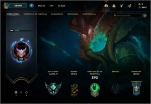 CONTA LOL 8 K ESSENCIA/FULLCHAMP/160 SKINS