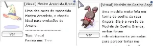 Visual mochila de coelho angorá Ragnarok latam freya