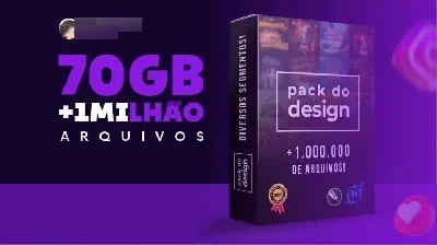 Mega Pack Designer Gráfico +1.000.000 Arquivos Editaveis