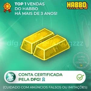 HABBO - BARRA DE OURO - 50 CÂMBIOS 