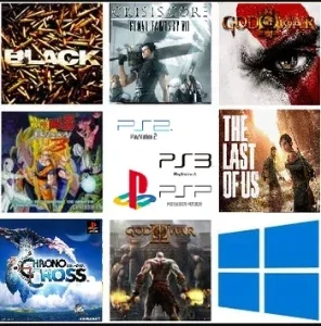 Emulador PS2 + Switch + 3 Emuladores da Sony