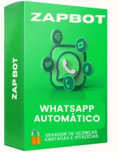 ZAPBOT – Automação de WhatsApp + Gerador Licenças Ilimitadas