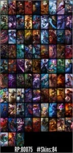 Conta Platina IV. Todos campeões,10Pag Runas,84 Skins