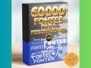 60.000 Fontes Premium - Para Personalização