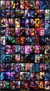 conta do lol com 99 skins