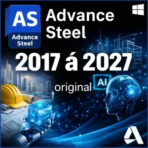 Autodesk Advance Steel - Original 3 Anos