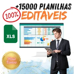 SUPER  PACK +15000 Mil Planilhas Editáveis + Super Bônus