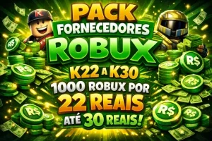 🚨 Pack Fornecedores Robux – K22 A K30 (Ouro) 🚨