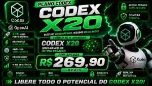 🚀 CODEX X20: IA avançada para máxima performance