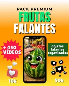 🍎 Pack Frutas E Objetos Falantes Ia 475 Vídeos Virais
