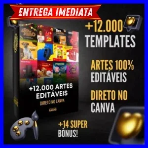 + 12.000 Posts Prontos (Canva)
