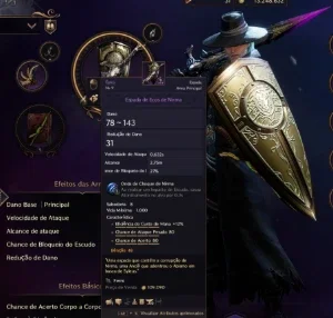 VENDO CONTA THRONE AND LIBERTY PALADINO COM NIRMA FULL TRAIT