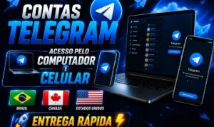 Contas Telegram Prontas | Pc + Celular | Entrega Rápida