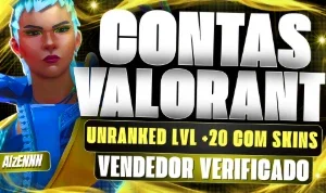 Contas Valorant Full Acesso Lvl 20 (Ranked Liberada)