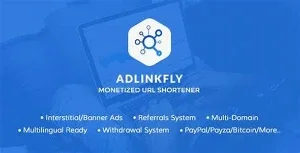 Adlinkfly - Encurtador De Url Monetizado V6.6.3