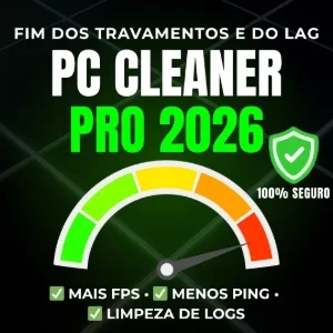 PC Cleaner Gamer PRO Limpe Rastros, Aumente FPS e Tire o Lag