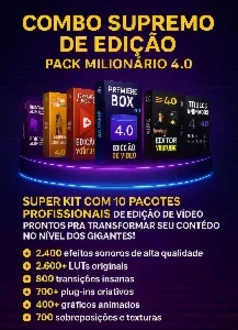 Combo Supremo De Edição – Pack Milionário 4.0