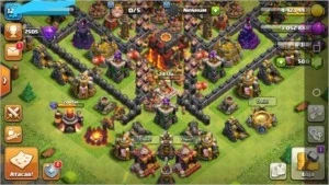 conta clash of clans cv10