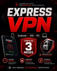 🔥Express VPN 90 Dias (30d de Garantia)
