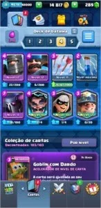 Conta de clash royale