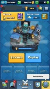 Conta clash royalle e cv7 quase full barato
