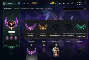 Mestre com 75 Champs e 9 Skins ( 59 PDL )